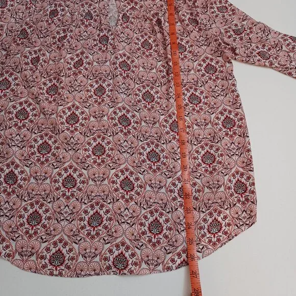 Women's Loft long sleeve paisley top with 1 sm flaw (see description) Size Large - Picture 8 of 9